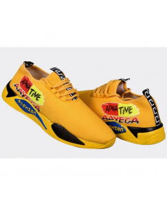 Stylish Yellow Printed Apna Time casual shoes, Sport Shoes for Mens and Boys